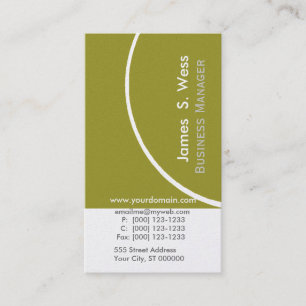 Carte De Visite Conception écologique d'entreprise promotionnelle