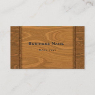 Carte De Visite Conception en bois