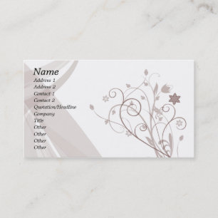Carte De Visite Conception florale