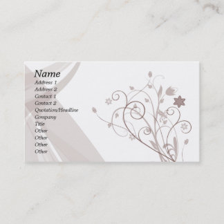 Carte De Visite Conception florale