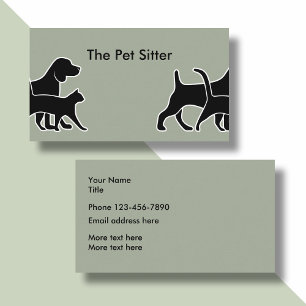 Carte De Visite Conception intelligente de l'émetteur d'animaux