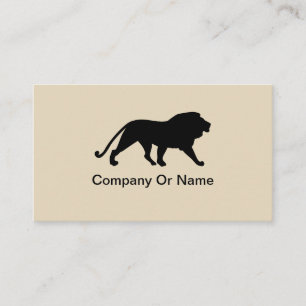 Carte De Visite Conception masculine de lion
