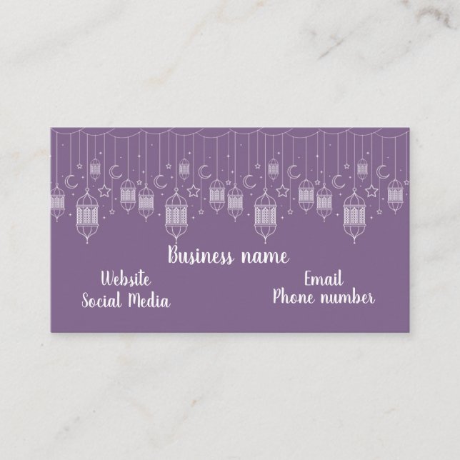 Carte De Visite Conception mystique (Devant)
