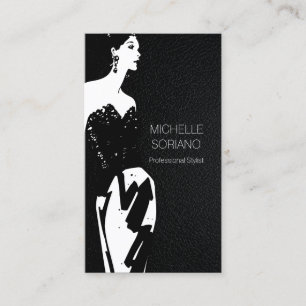 Carte De Visite Conception professionnelle de mode de styliste