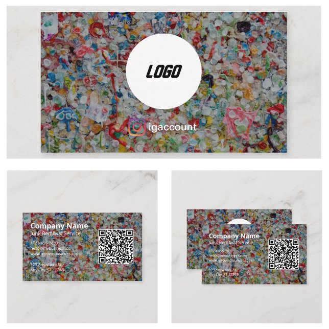 Carte De Visite Conception professionnelle du service d'enlèvement (Junk Removal Hauling Service Professional Design Business Card
)