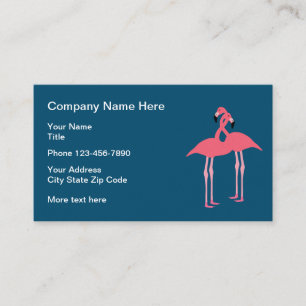 Carte De Visite Conception rose de Flamant rose