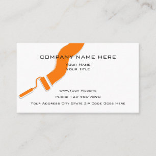 Carte De Visite Conception simple de peintre