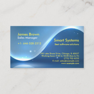 Carte De Visite Conception standard