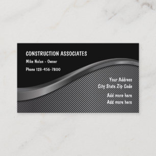 Carte De Visite Conception unique de construction