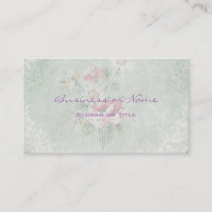 Carte De Visite Conception Vintage Rose