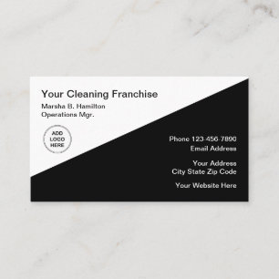 Carte De Visite Concession de service de nettoyage