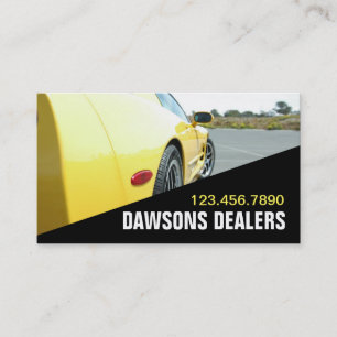 Carte De Visite Concessionnaire automobile Atelier de carrosserie