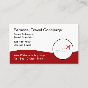 Carte De Visite Concierge De Voyage Et Promotionnels