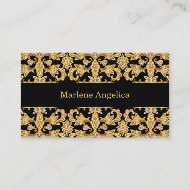 Carte De Visite Concierge personnel élégant (Devant)