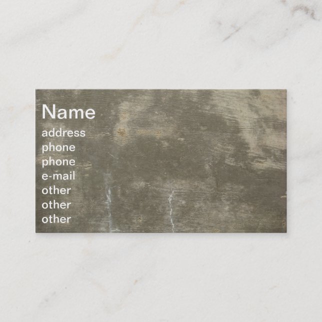 Carte De Visite Concret (Devant)