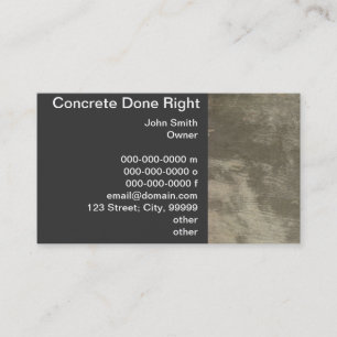Carte De Visite Concret