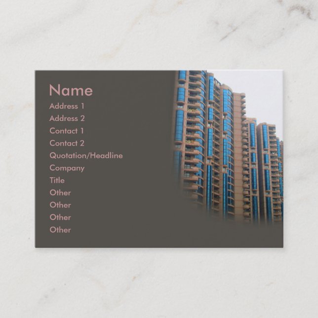 Carte de visite Condos (Devant)