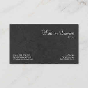 Carte De Visite Conduite minimaliste simple et élégante