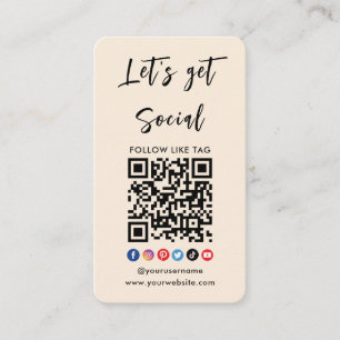 Carte De Visite Connectez-Vous Avec Us Qr Code Professional Branch