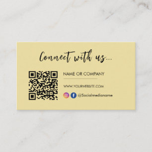 Carte De Visite Connexion Instagram Facebook Logo Super