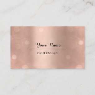 Carte De Visite Conseil professionnel Rose moderne