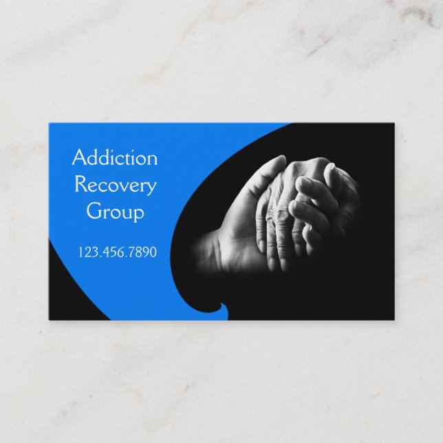 Carte De Visite Conseil sur le groupe de récupération des dépendan (Devant)