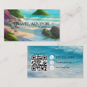 Carte De Visite Conseiller de voyage Îles