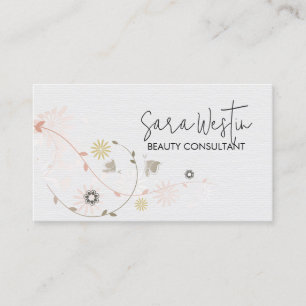 Carte De Visite Conseiller en beauté Esthéticienne