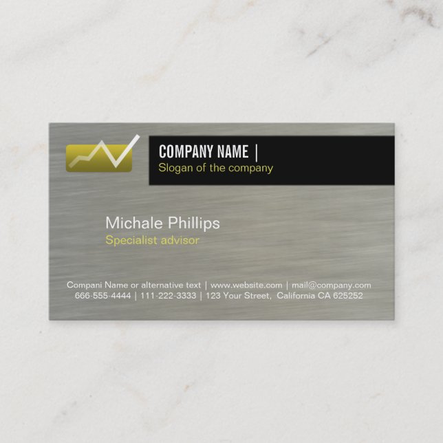 CARTE DE VISITE CONSEILLER EN BOURSE VALEURS INVESTISSEMENT (Devant)
