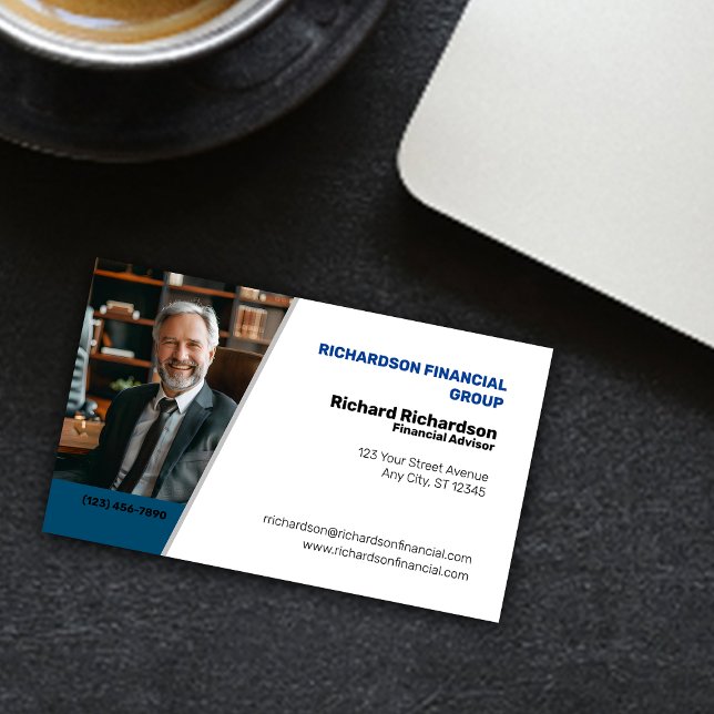 Carte De Visite Conseiller financier (Créateur téléchargé)