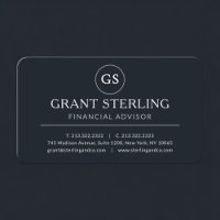 Conseiller financier Black Professionnel