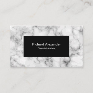 Carte De Visite Conseiller financier moderne