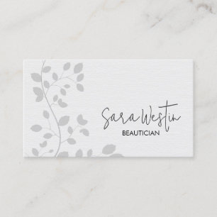 Carte De Visite Conseillère en beauté Esthéticienne