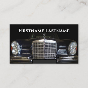 Carte De Visite Conservateur historique de voitures Oldtimer Merce