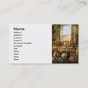 Carte De Visite Conservation - Conserves d'hiver