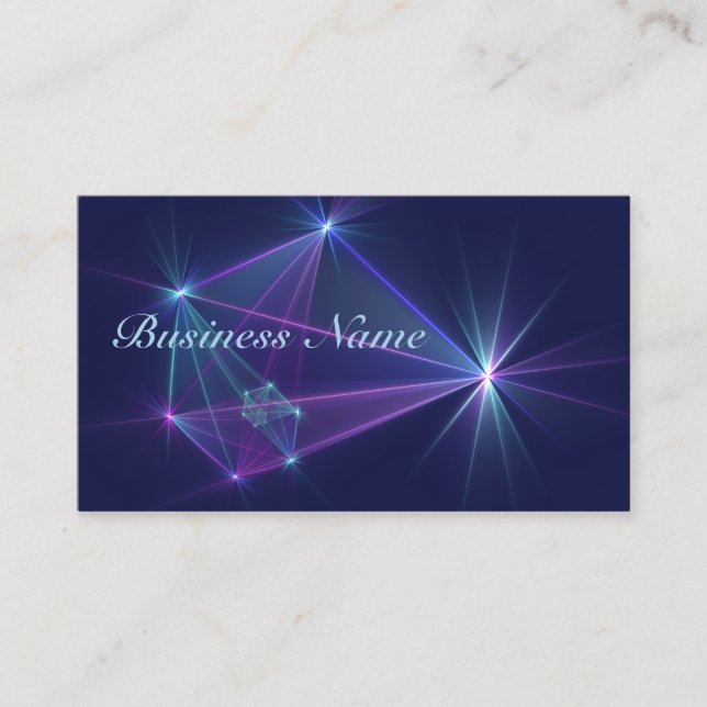 Carte De Visite Constellation, Art fractal abstrait de fantaisie (Devant)