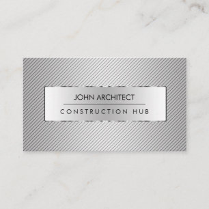 Carte De Visite Constructeur de métal moderne