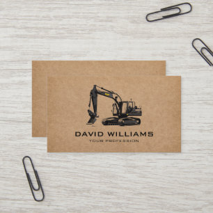 Carte De Visite Constructeur d'équipement lourd