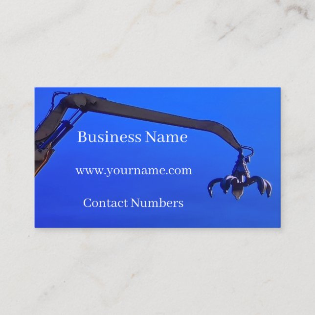 Carte De Visite Construction (Devant)