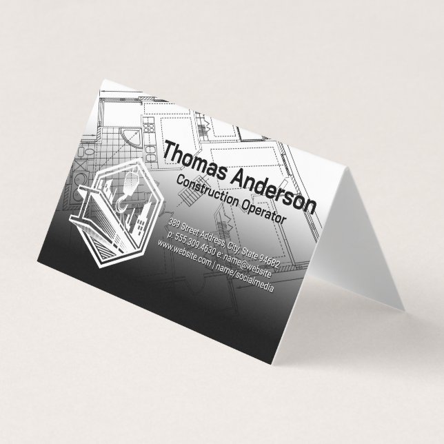 Carte De Visite Construction (Devant)