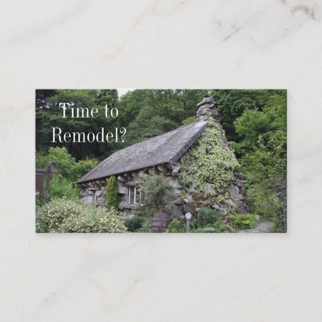 Carte De Visite Construction/carte de visite de retouche (Devant)