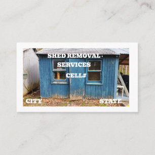 Carte De Visite construction de cabane de remise enlèvement de han