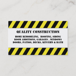Carte De Visite Construction de déménagement