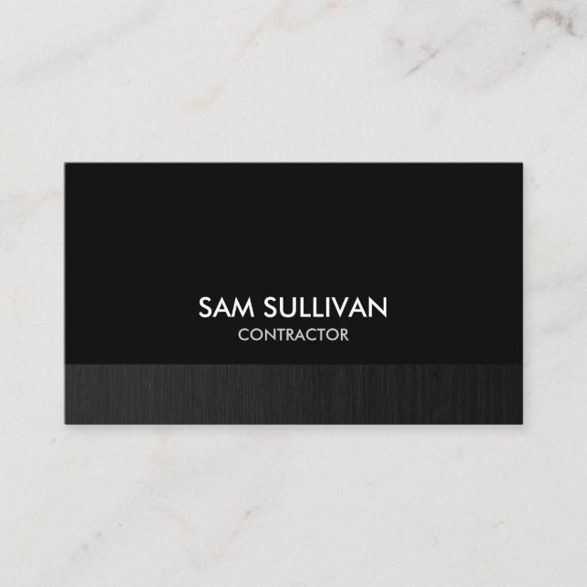 Carte De Visite Construction de l'entrepreneur (Devant)