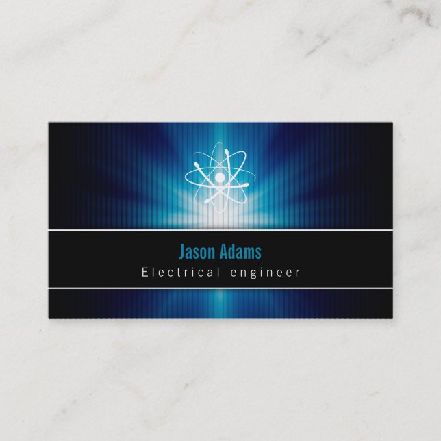 Carte De Visite Construction de l'ingénieur électrique | (Devant)