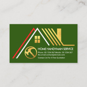 Carte De Visite Construction de toits en or A-Frame