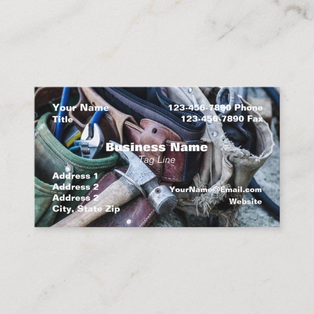 Carte De Visite Construction d'entreprise HAMbyWG (Devant)