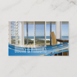 Carte De Visite Construction des installateurs de portes et fenêt