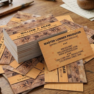 CARTE DE VISITE (CONSTRUCTION EN BOIS MODERNE) SCIERIE / MENUISERI