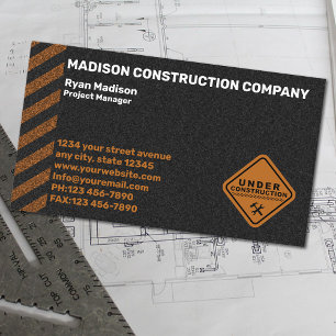 Carte De Visite Construction   Entrepreneur